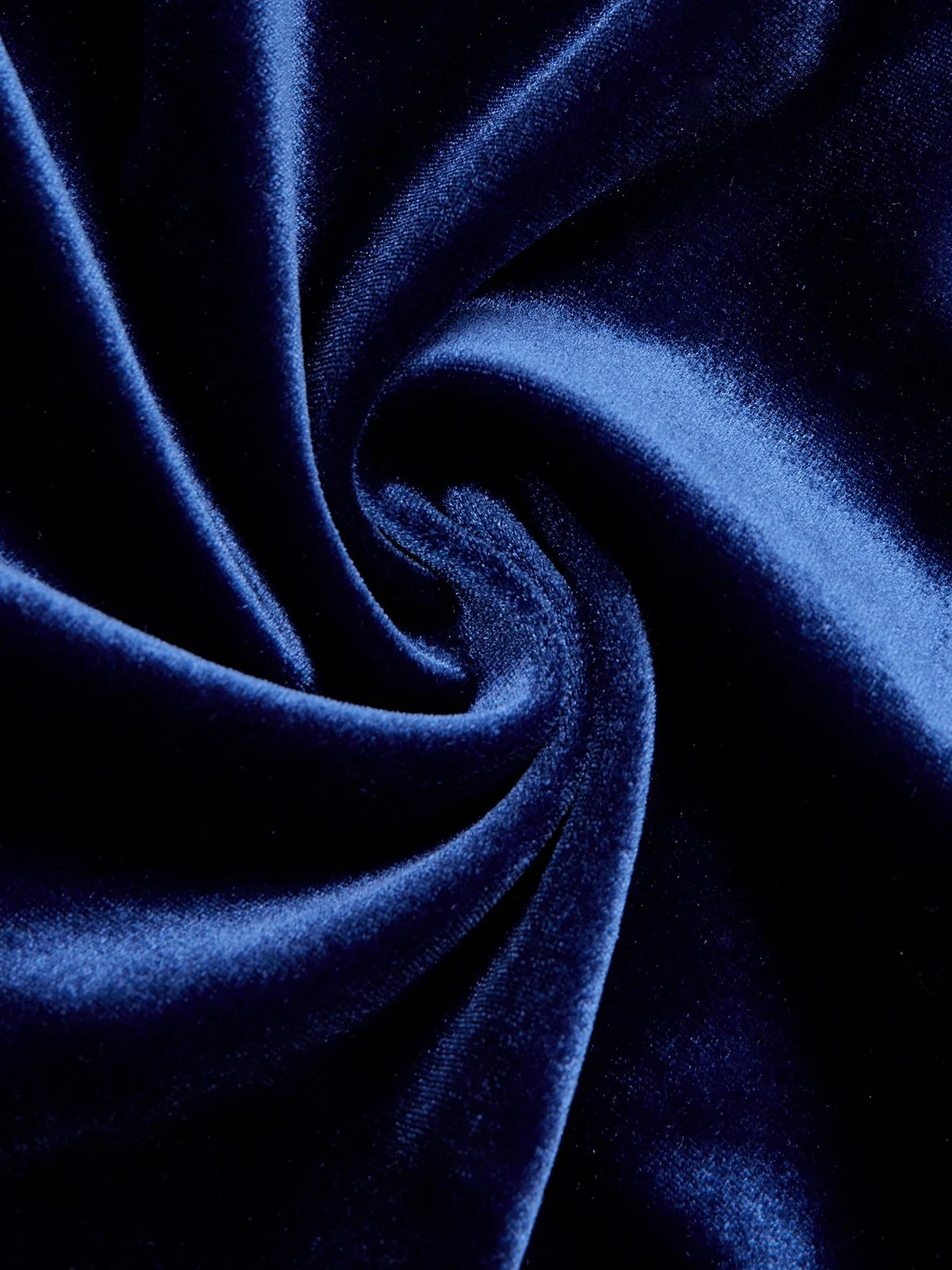 Purplish blue Split Joint Mesh Velvet Long Sleeve Balloon Sleeve Sheath Midi Dress