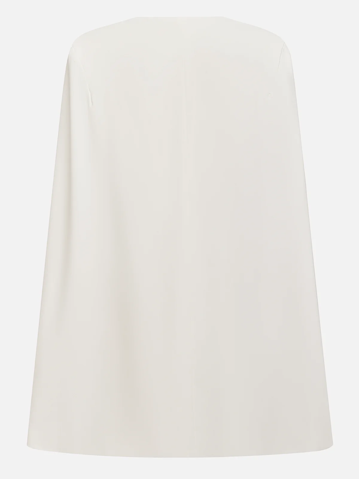 White Blazer V Neck Long Sleeve A-Line Mini Dress