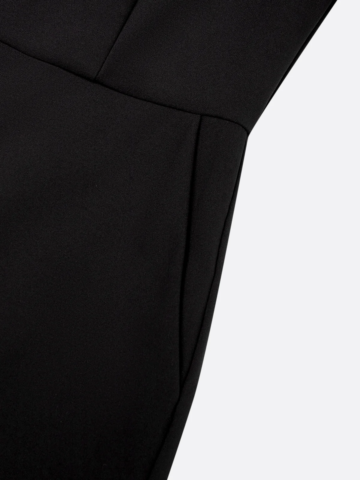 Black Boat Neck Bow Regular Fit Urban Jumpsuit 