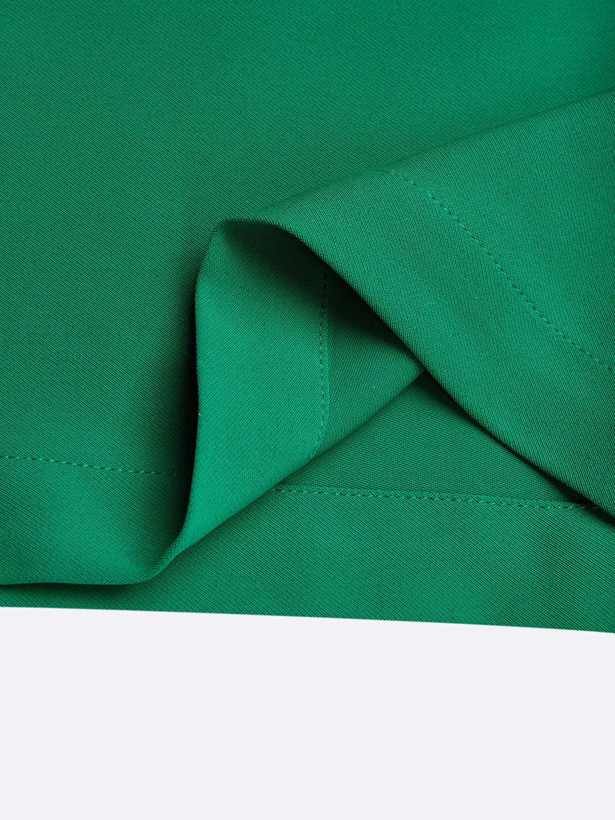 Green Regular Fit Ruched Urban Jumpsuit