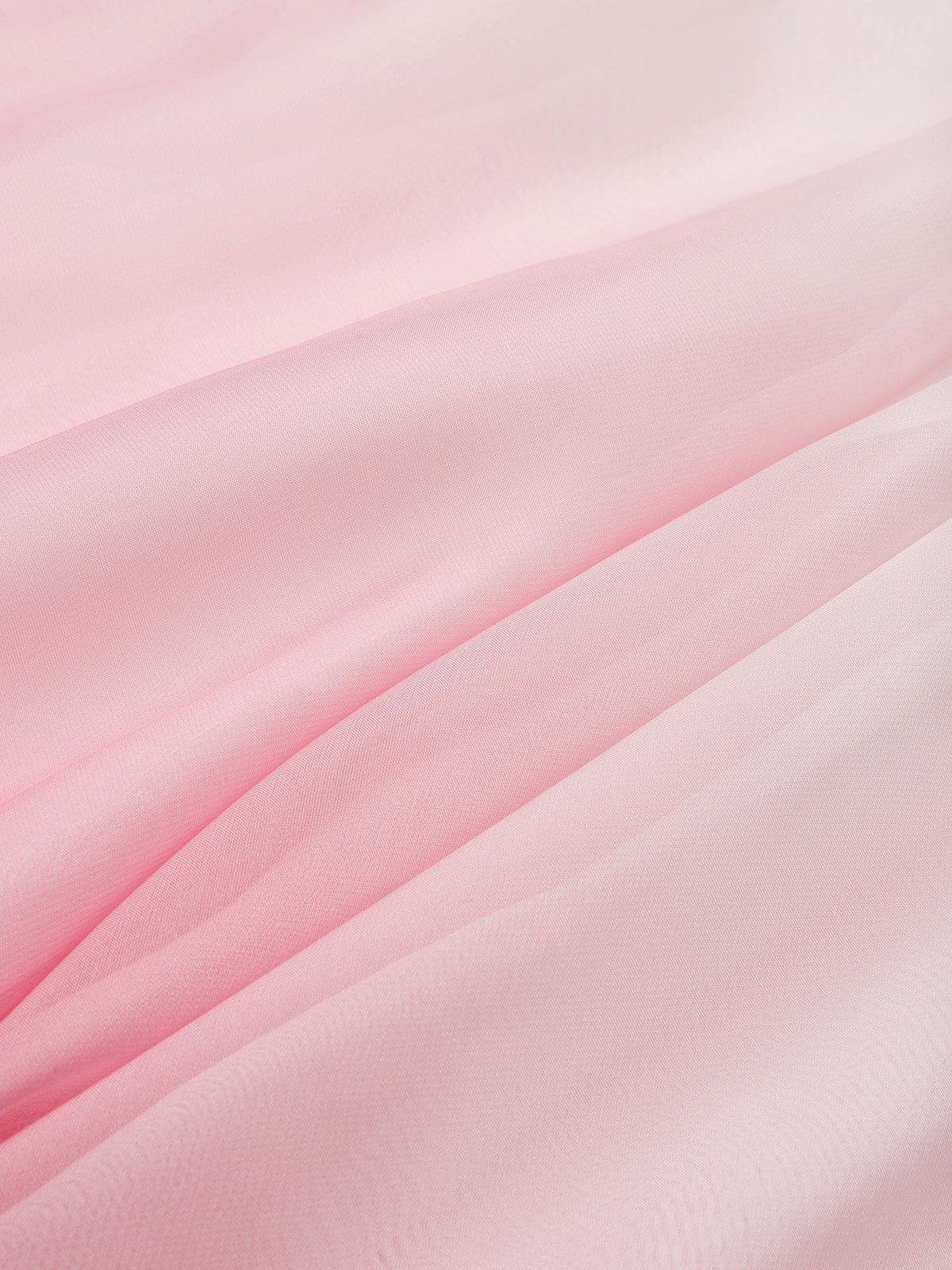 Pink Chiffon Halter Ombre Pearl Cut Out Sleeveless A-Line Mock Neck Maxi Dress