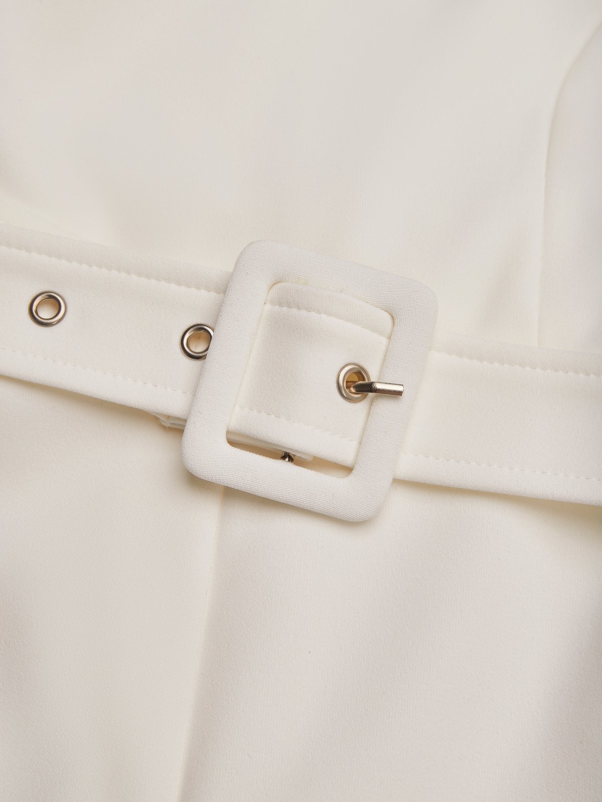 White Off The Shoulder Urban Jumpsuit