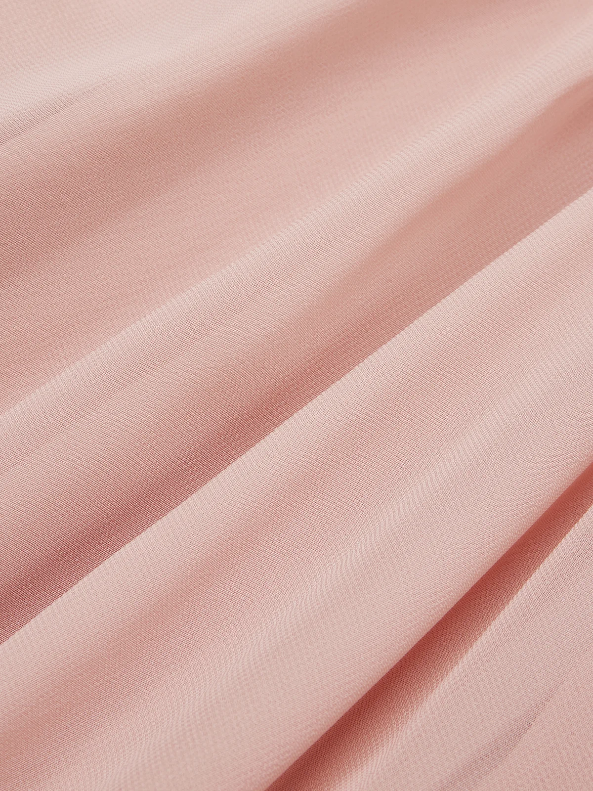 Pink 3D Floral Ruched Chiffon V Neck Sleeveless A-Line Maxi Dress