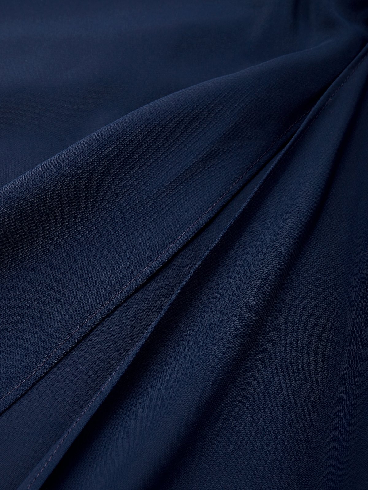 Navy Blue Classic V Neck Sleeveless A-Line Maxi Dress