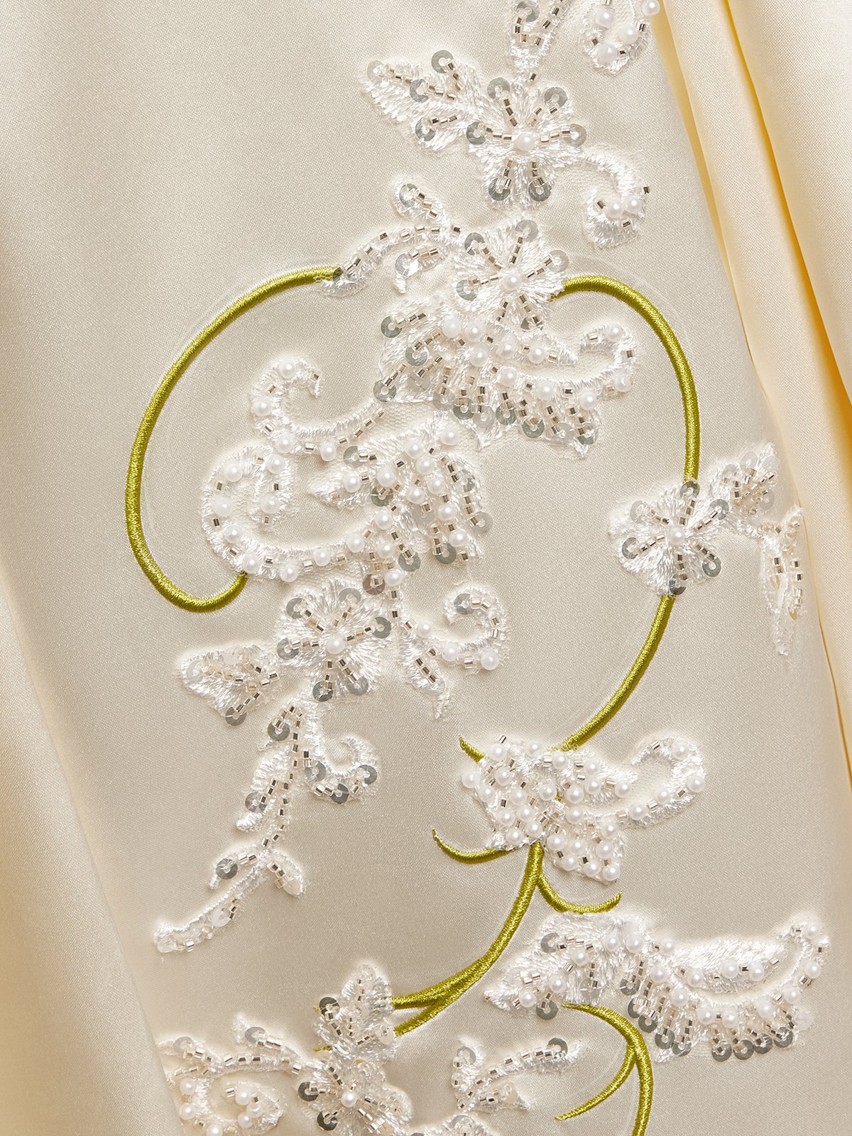 White Lace Embroidery Bridal/Wedding Dress Spaghetti Sleeveless A-Line Gown Dress