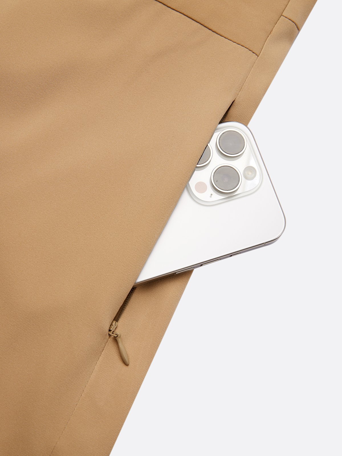 Women Khaki Knot Front V Neck Long Sleeve Balloon Sleeve Dressy Jumpsuit