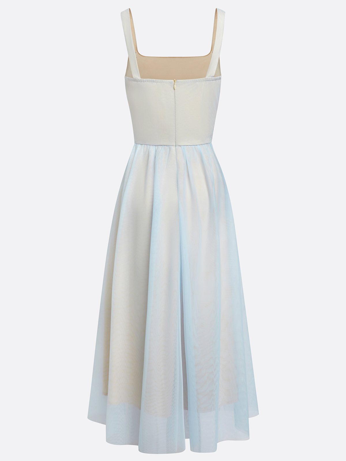 baby blue satin dress Steel with beaded lace (sample sale) – Destiny Chic Color Code:809 #summerclothing Solid Asymmetric Neck Pleated