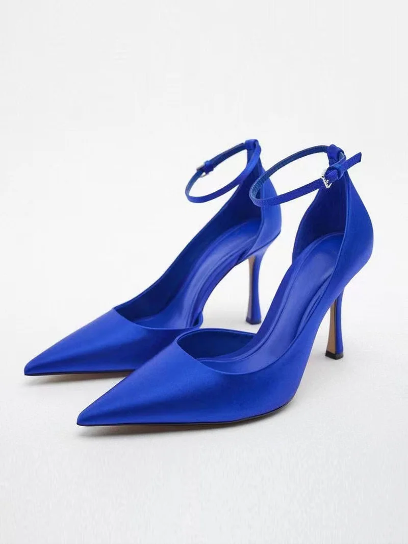 All Season Urban Satin Stiletto Heel