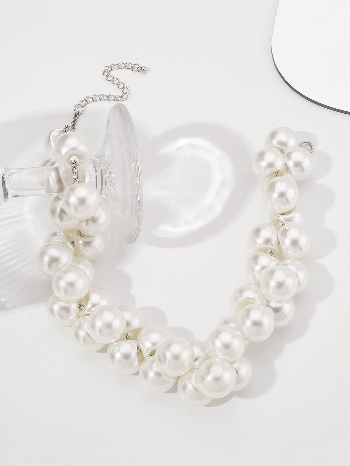 Baroque Imitation Pearl Irregular Choker