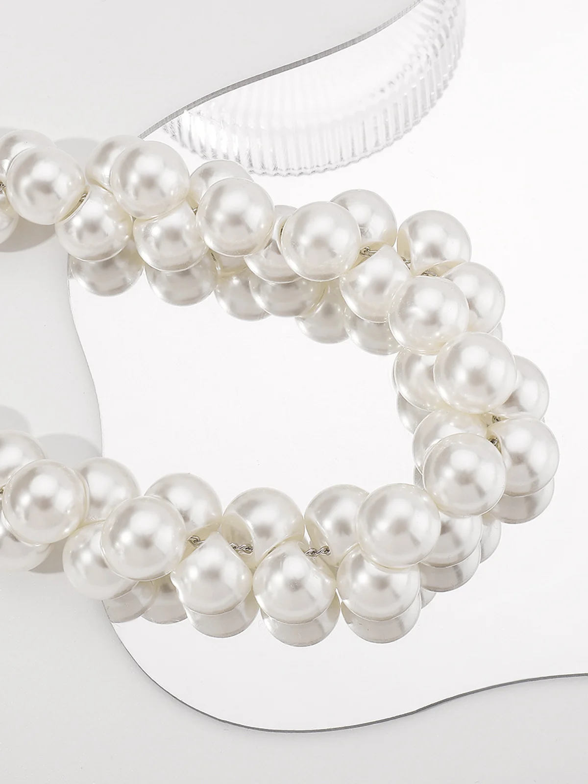 Baroque Imitation Pearl Irregular Choker