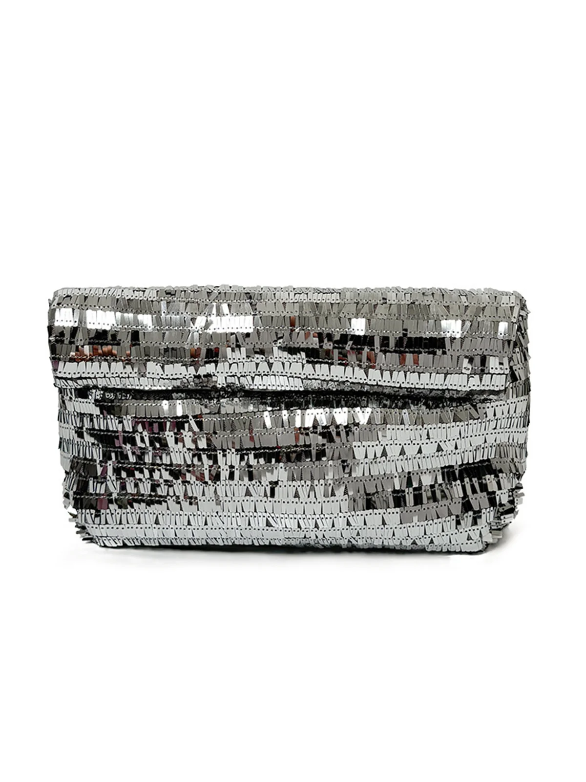 Sparkling Sequined Magnetic Envelope Clutch Bag