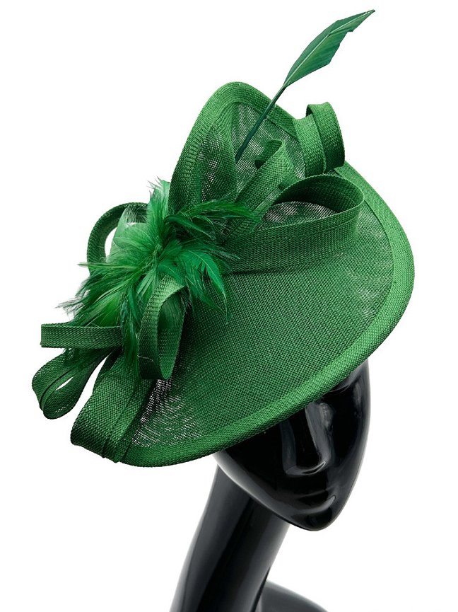 Elegant Irregular Feather Dress Hat