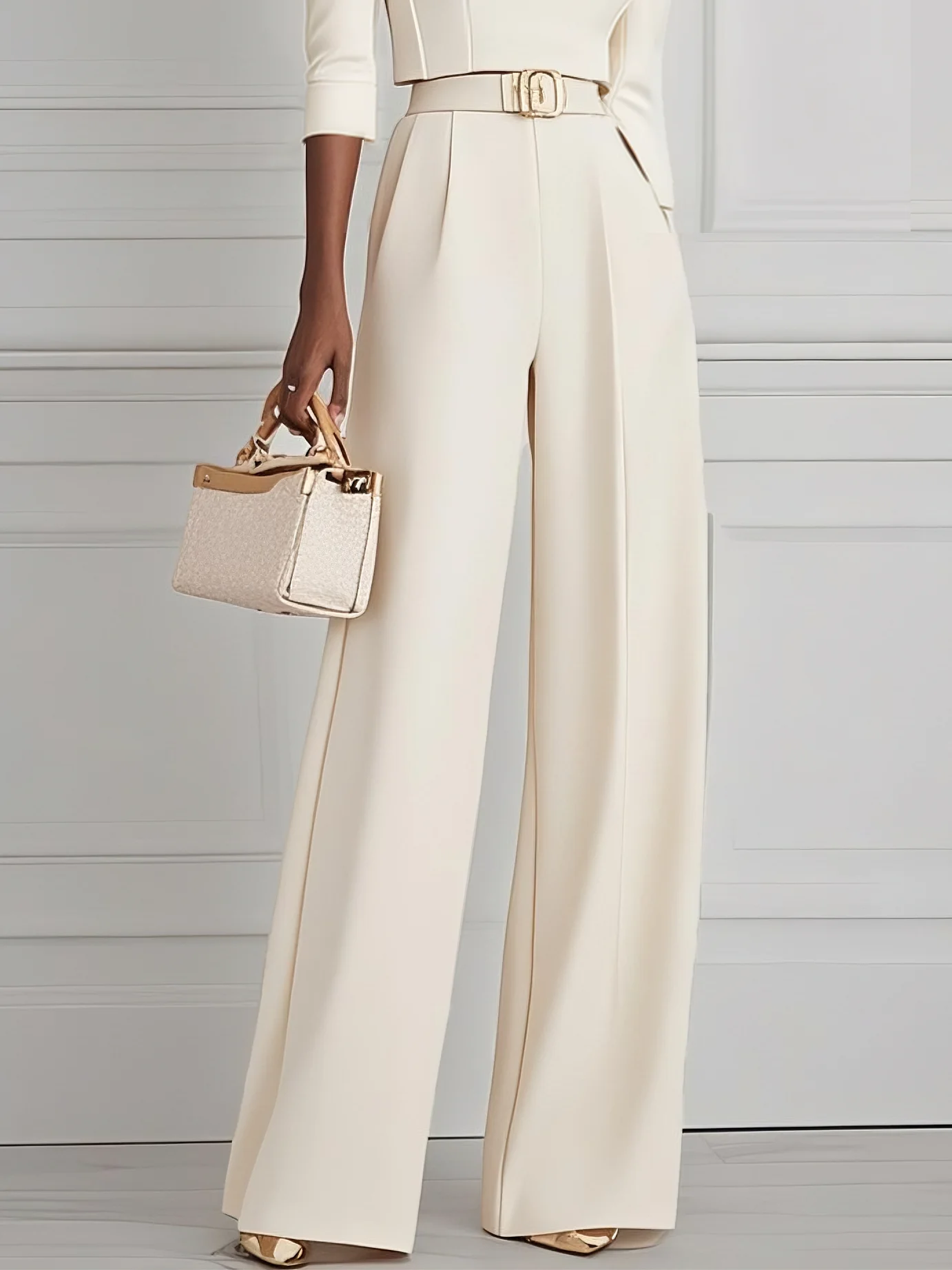White Off The Shoulder Urban Jumpsuit