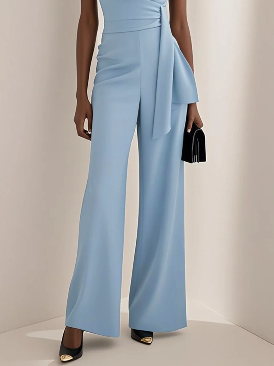 Green Regular Fit Ruched Urban Jumpsuit