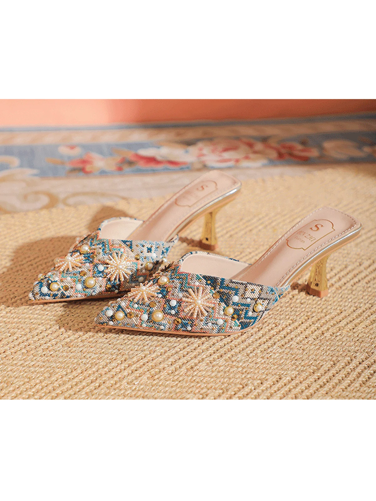 Ethnic Elegant Wedge Sandal