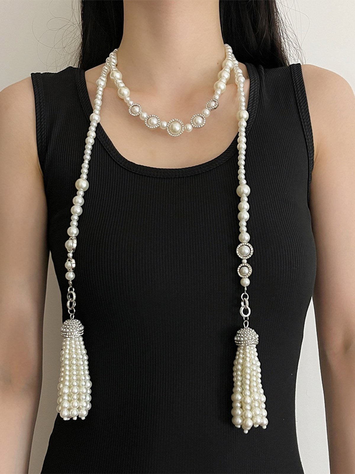 Elegant Plain Pearl Waist Chain