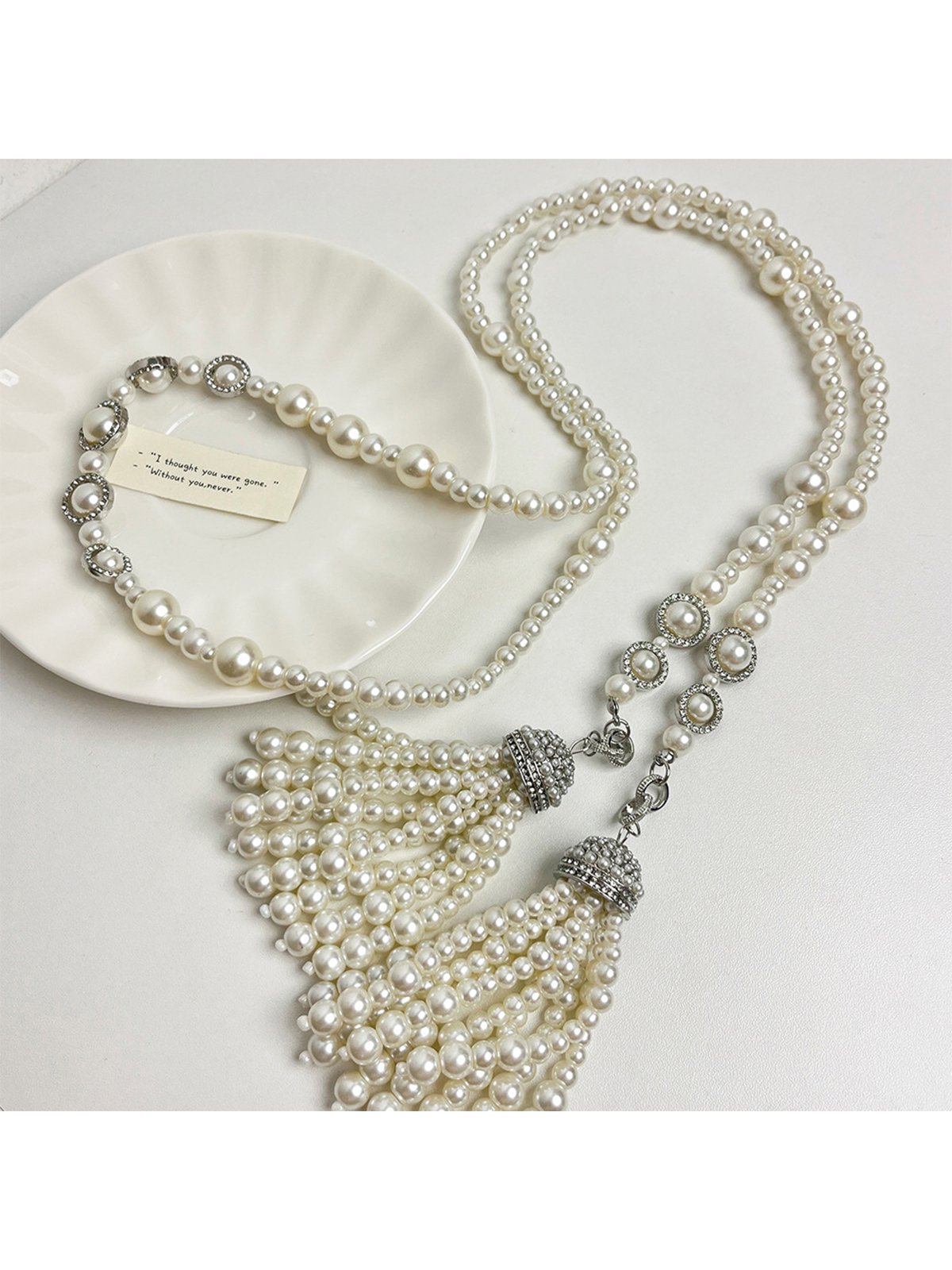 Elegant Plain Pearl Waist Chain