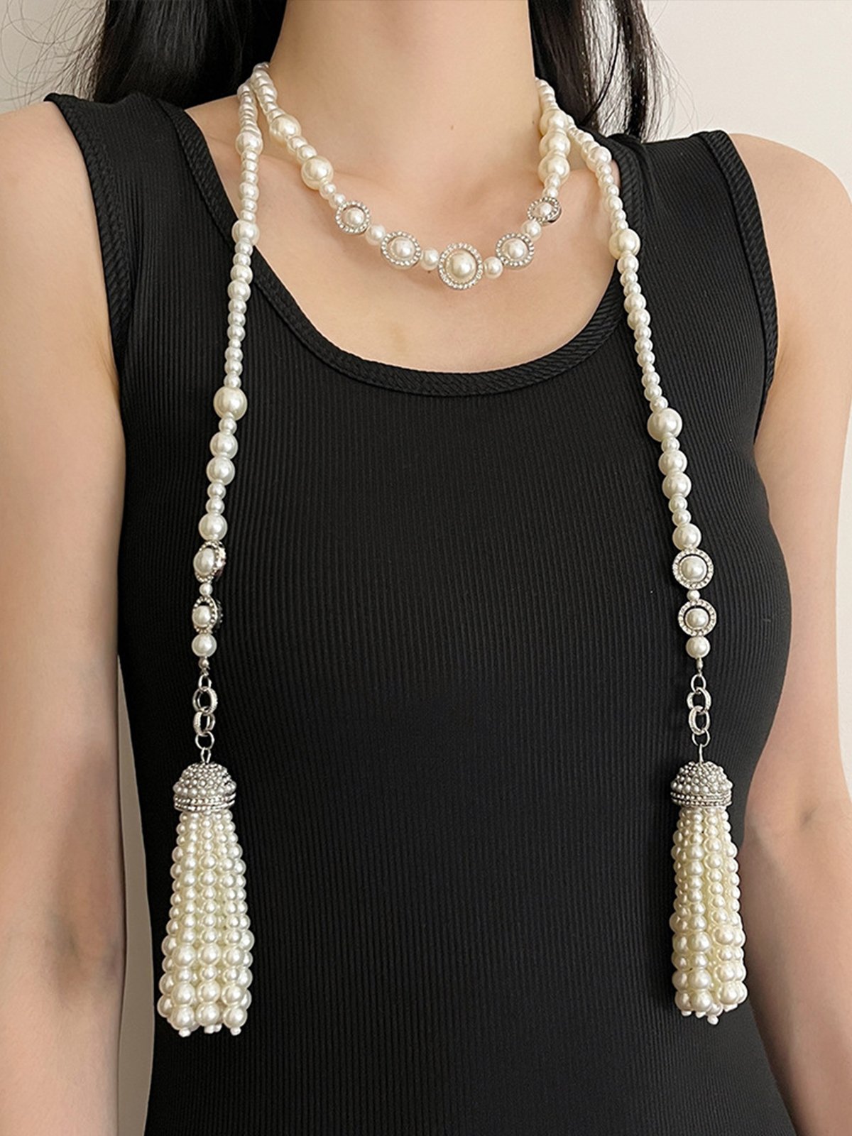 Elegant Plain Pearl Waist Chain