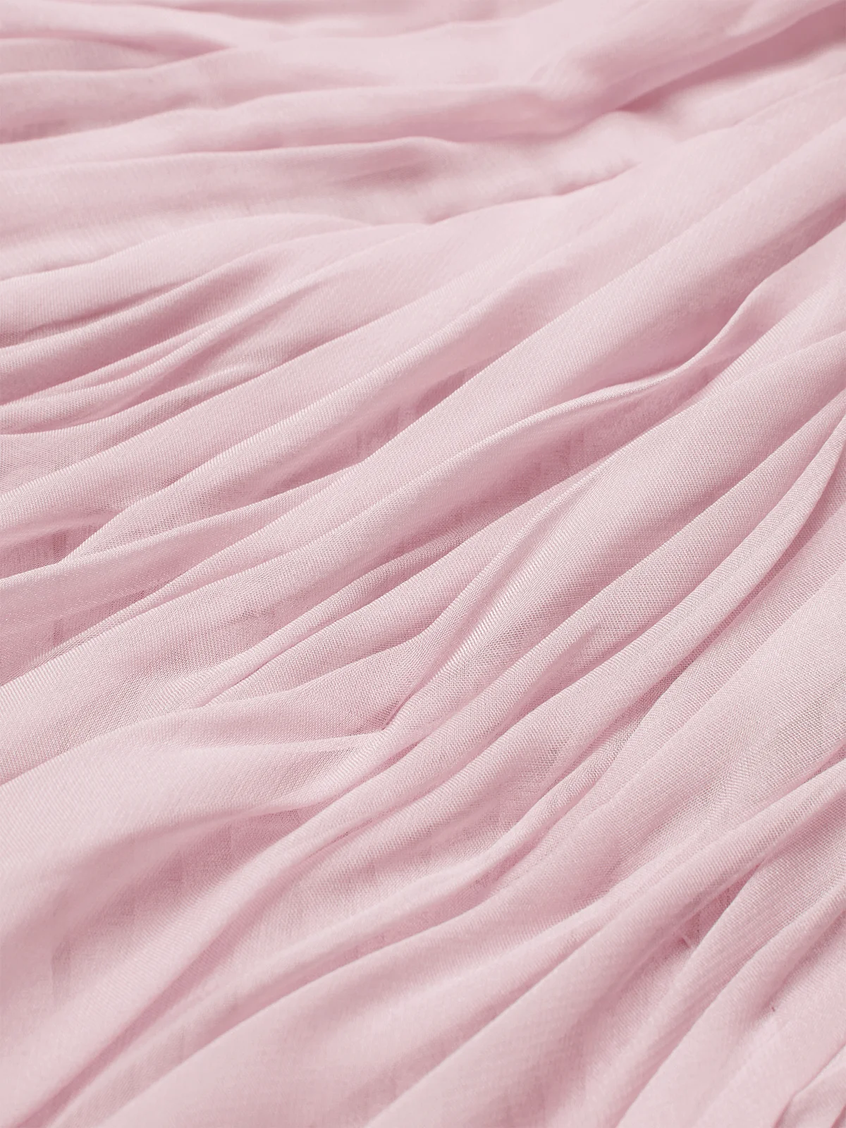 Pink Chiffon 3D Floral Ruched Slit One Shoulder Sleeveless Sheath Gown Dress