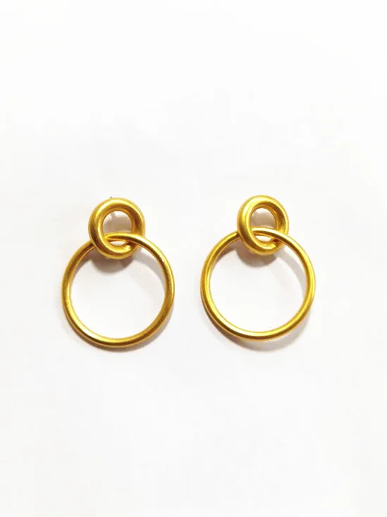 925 silver needle earrings for women, matte earrings, retro earrings, cool style earrings jewelry