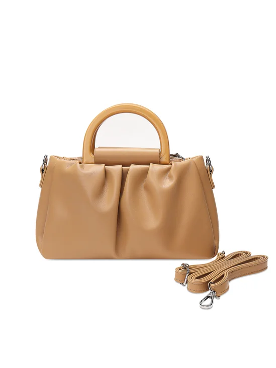 Daiily Plain Leather Tote