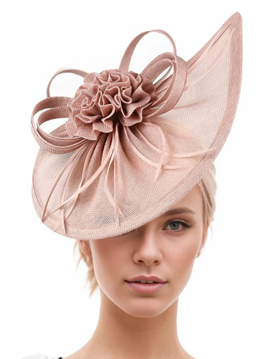 Women's Elegant Linen Fashionable Headdress Hat