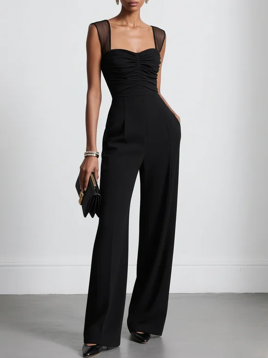 Sweetheart Neckline Urban Jumpsuit