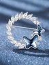 Butterfly brooch for women high-end crystal corsage anti-exposure suit coat corsage pin jewelry