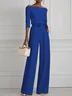 White Off The Shoulder Urban Jumpsuit