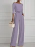 White Off The Shoulder Urban Jumpsuit