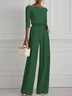 White Off The Shoulder Urban Jumpsuit